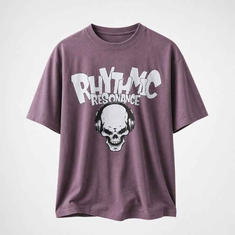 Rhythmic Resonance Oversized T-Shirt