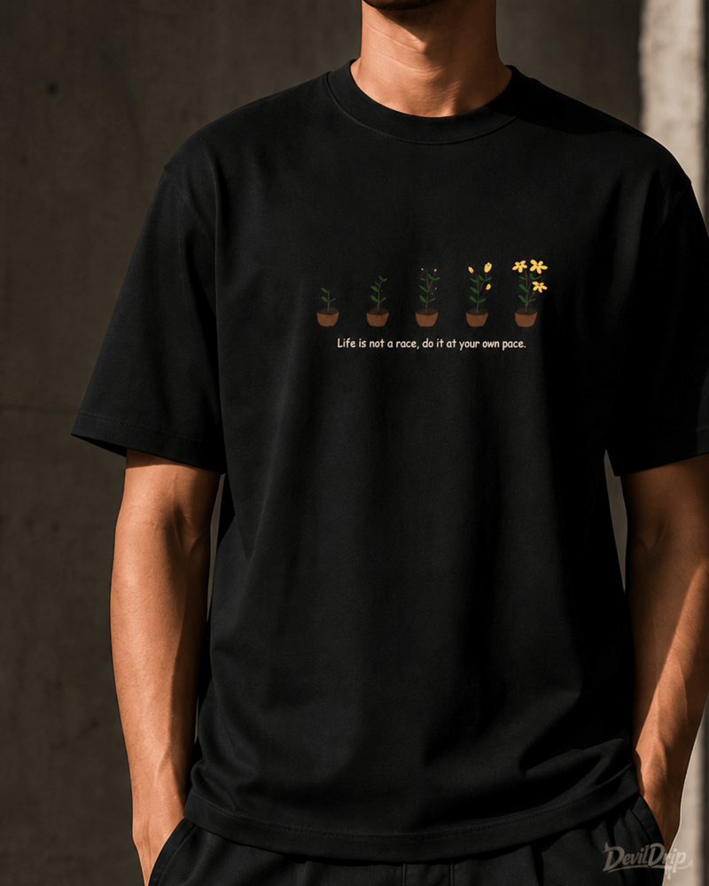 UFO Ride Graphic Oversized T-Shirt - DevilDrip.in
