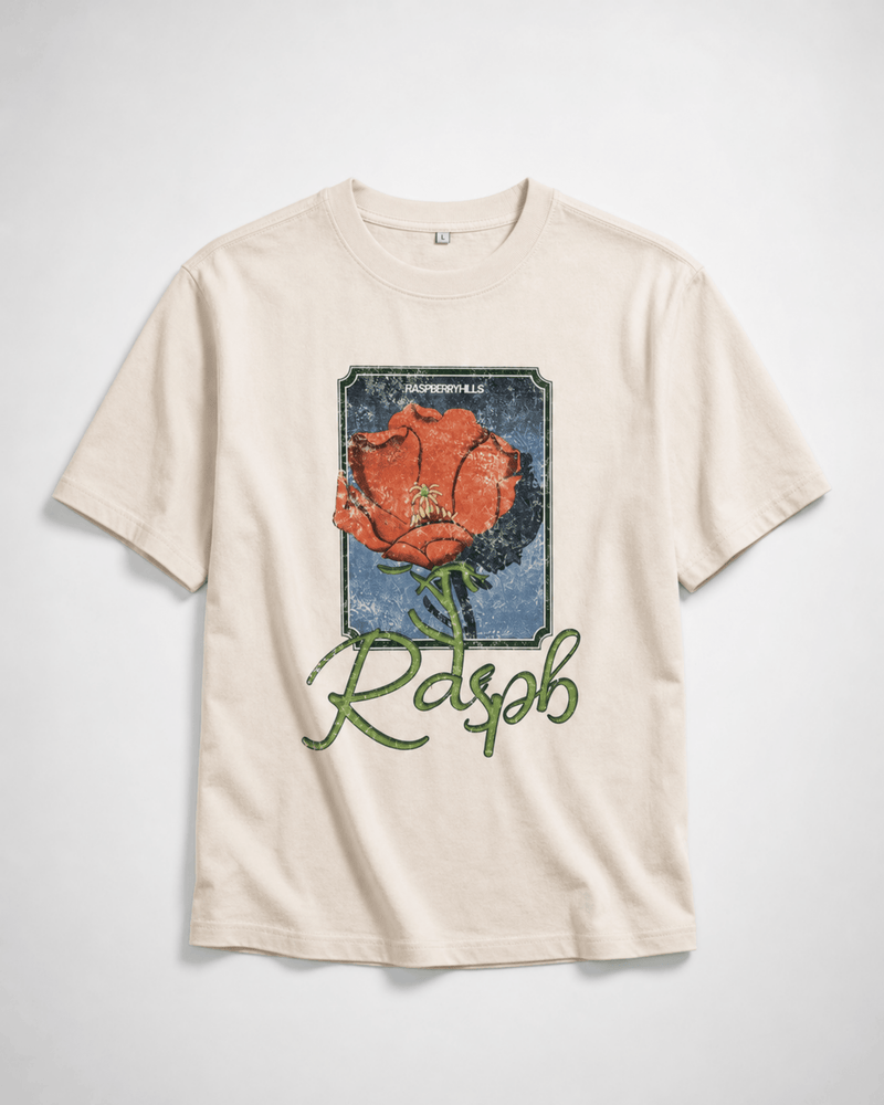 Vintage Rose Graphic T-Shirt - DevilDrip.in