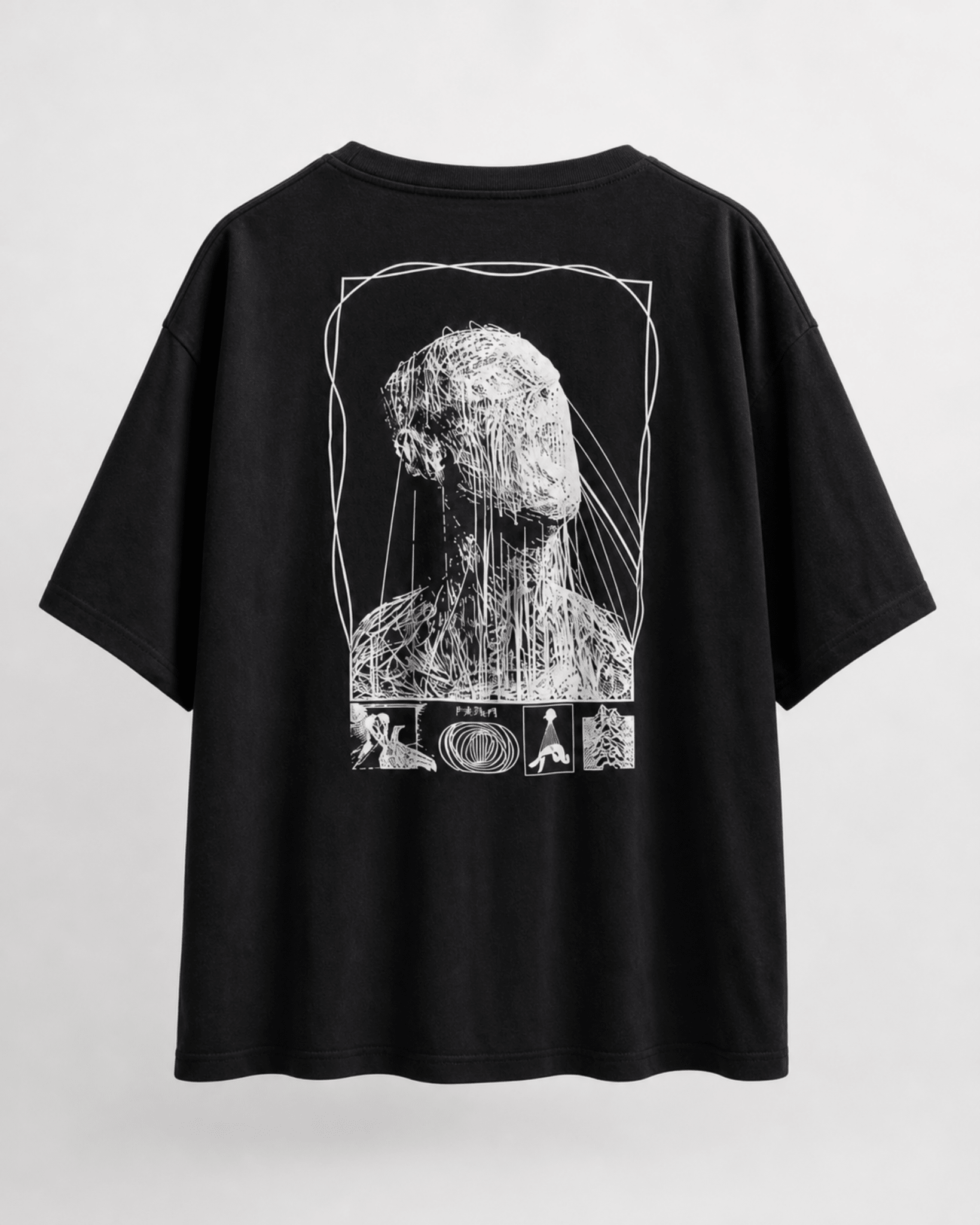 Abstract Human T-Shirt - DevilDrip.in