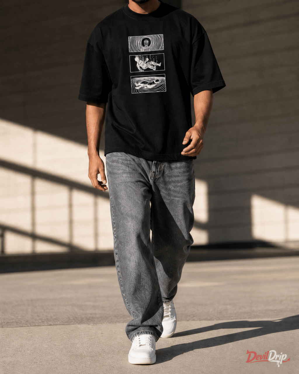 Abstract Human T-Shirt - DevilDrip.in