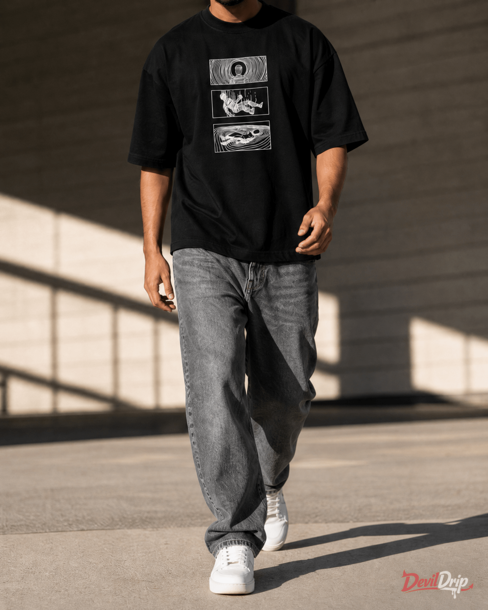 Abstract Human T-Shirt - DevilDrip.in