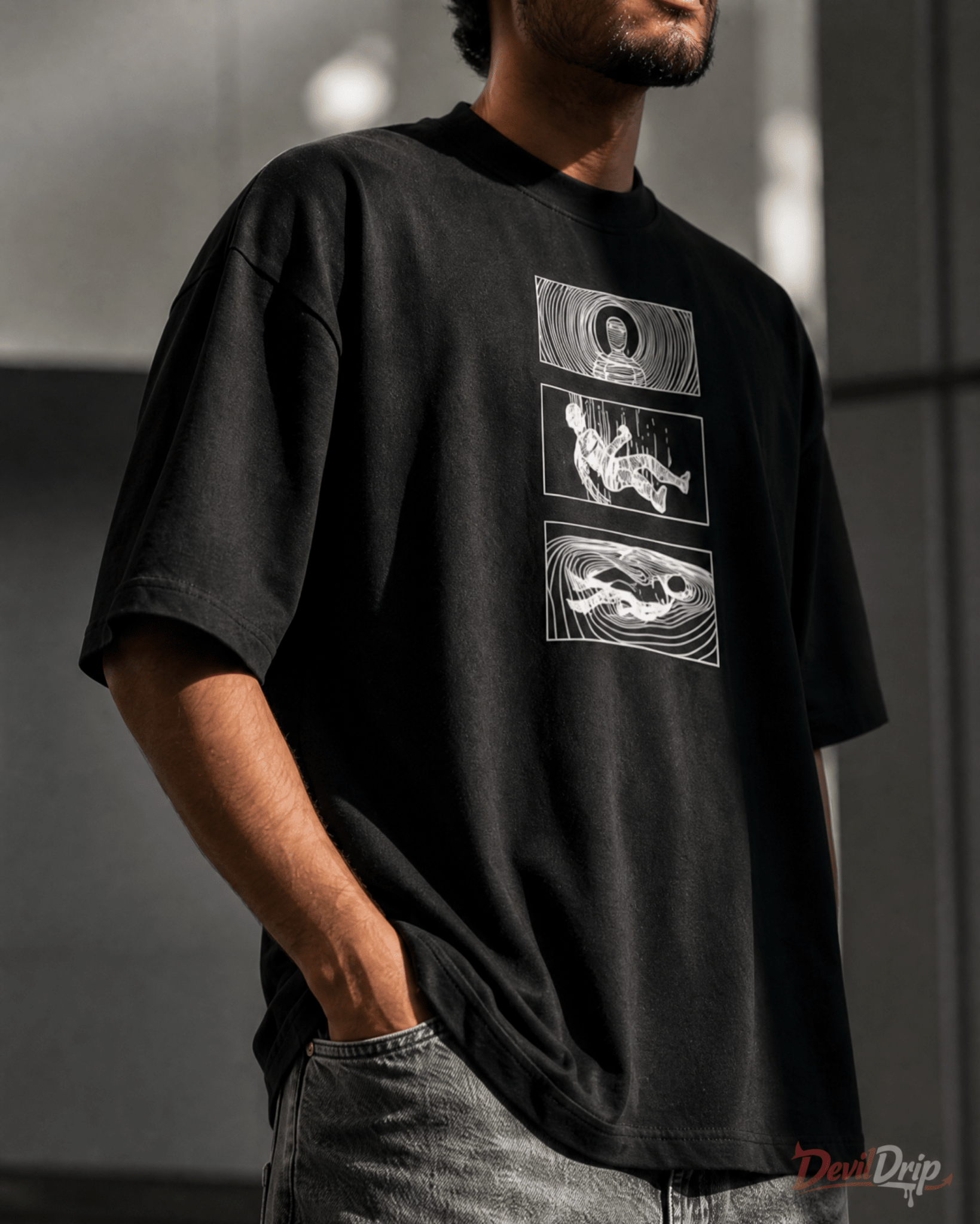 Abstract Human T-Shirt - DevilDrip.in