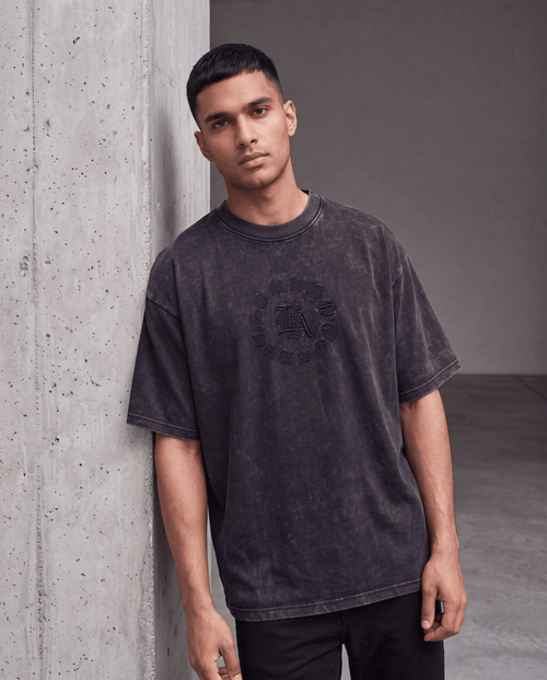 Acid Wash Gothic T-Shirt - DevilDrip.in