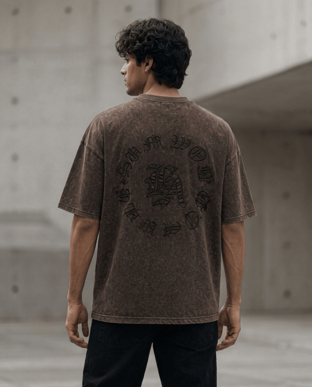 Acid Wash Gothic T-Shirt - DevilDrip.in
