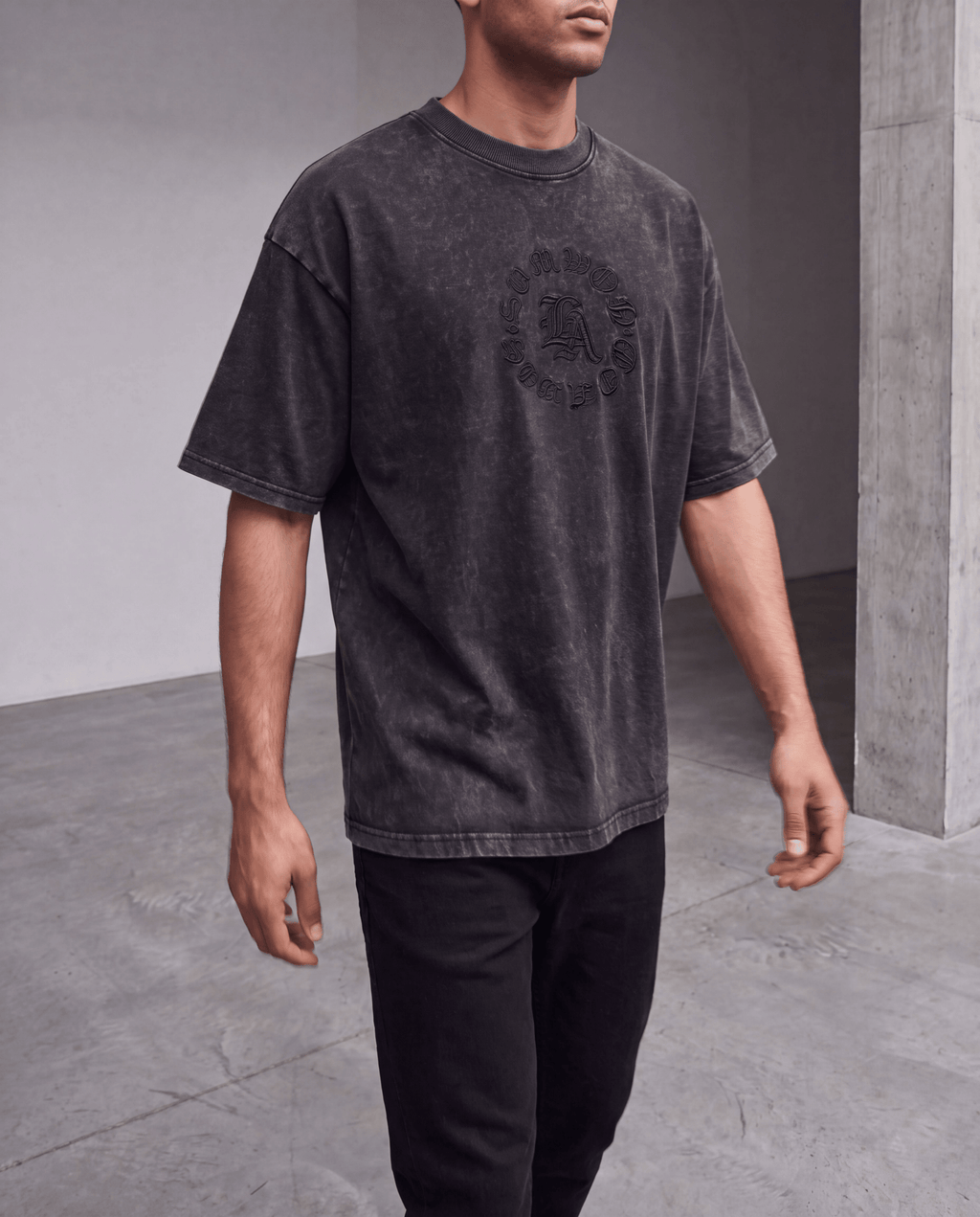 Acid Wash Gothic T-Shirt - DevilDrip.in