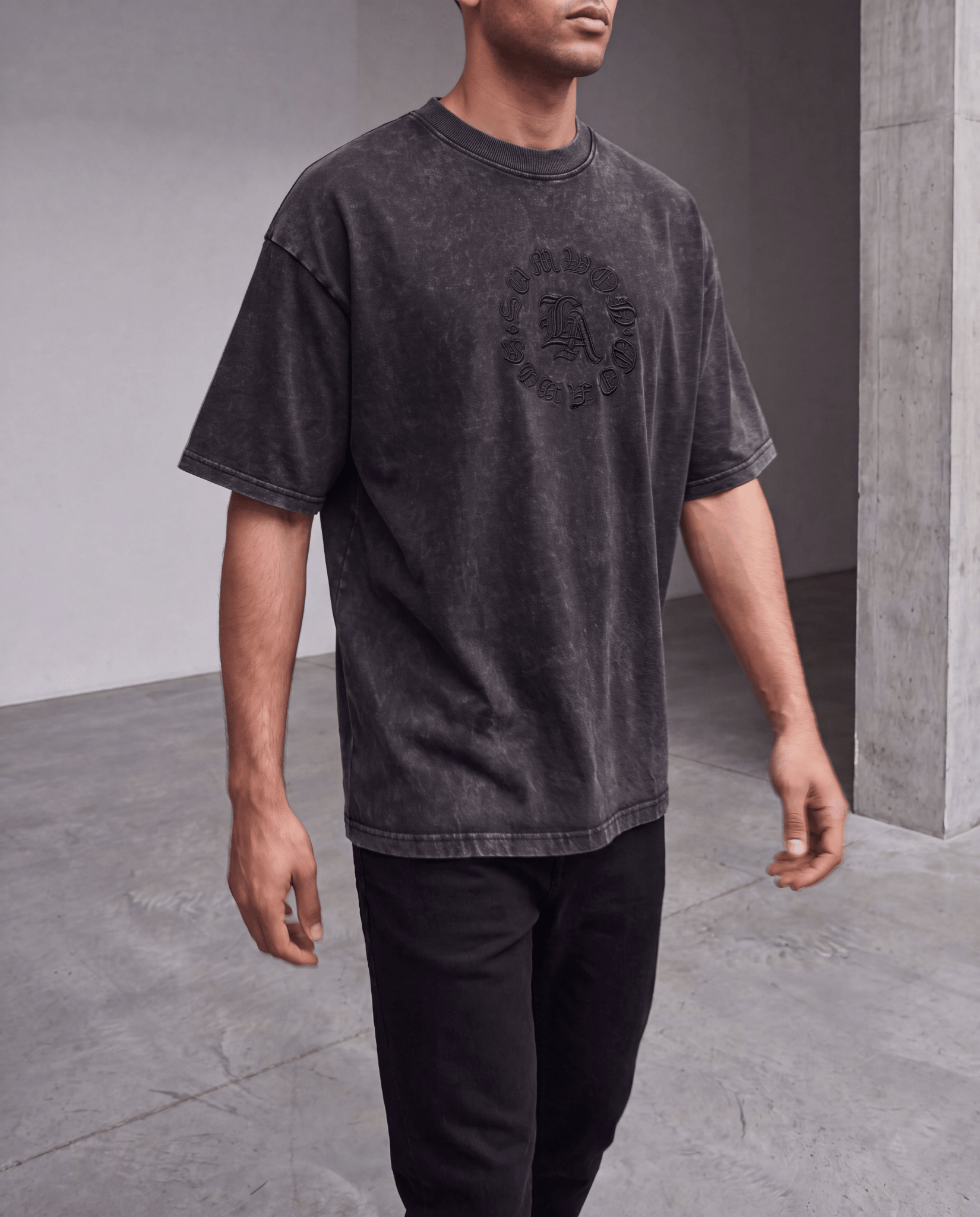 Acid Wash Gothic T-Shirt - DevilDrip.in
