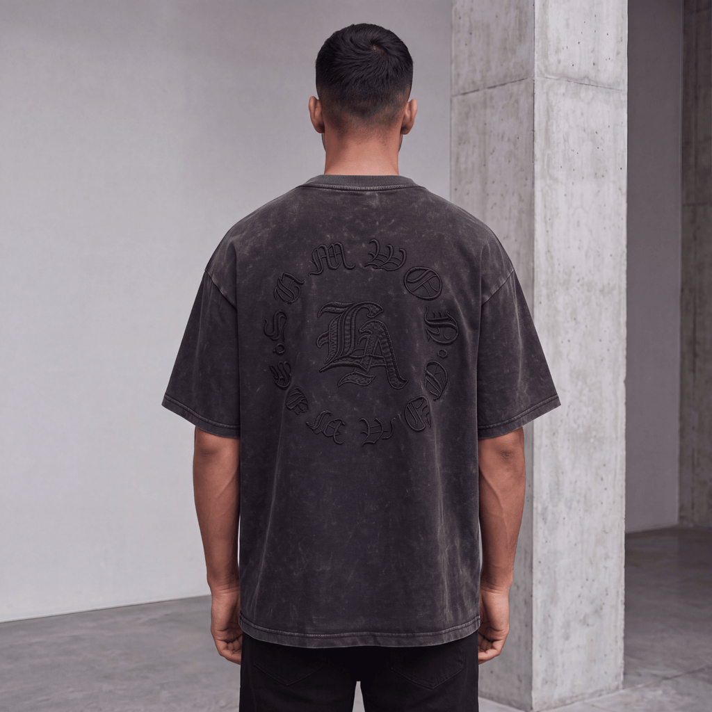 Acid Wash Gothic T-Shirt - DevilDrip.in