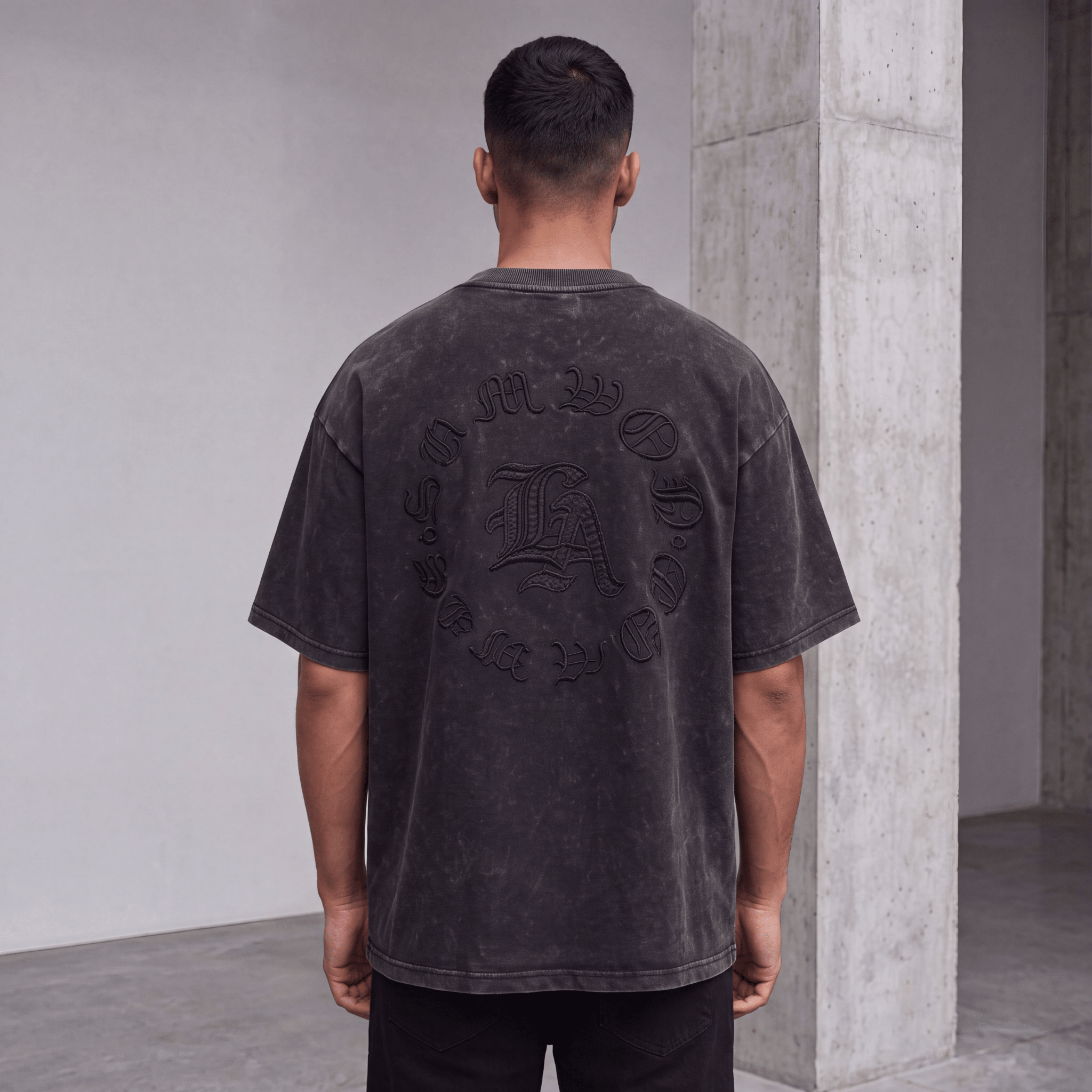 Acid Wash Gothic T-Shirt - DevilDrip.in