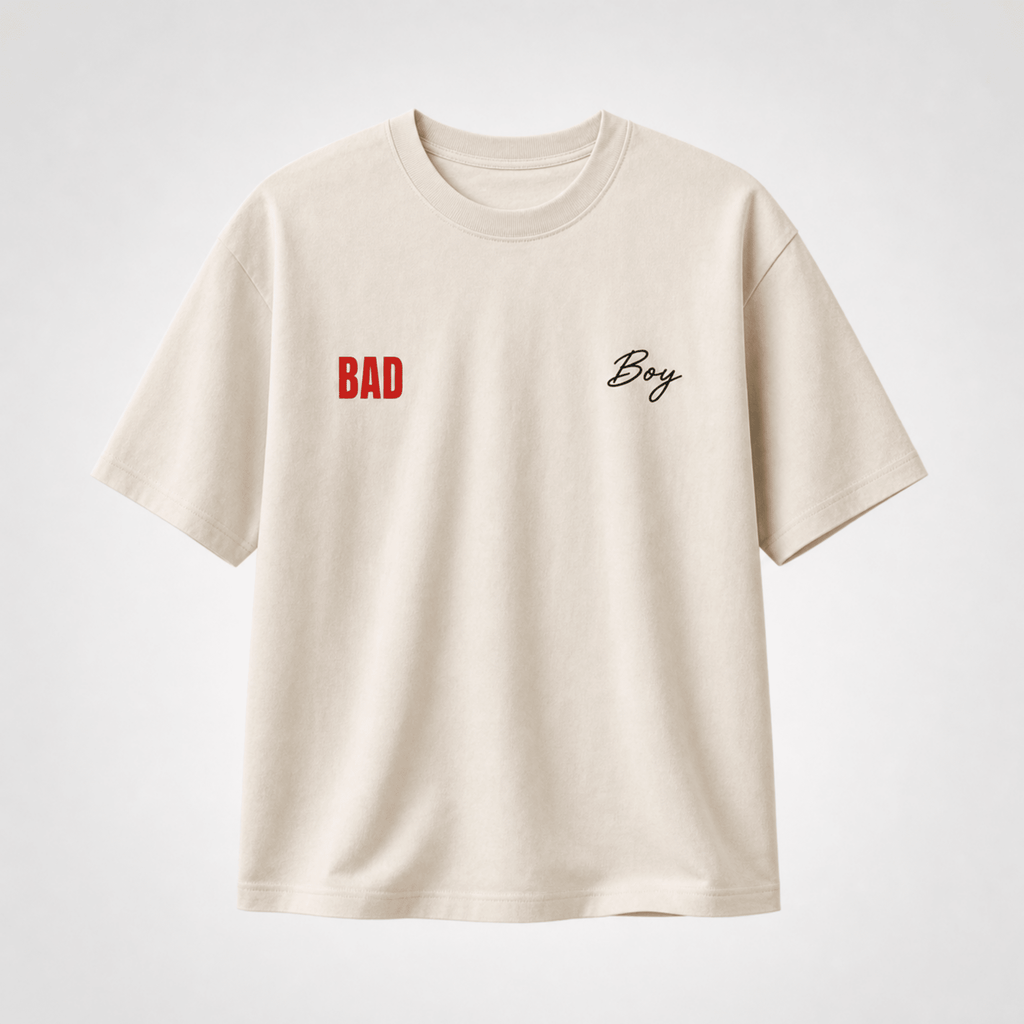 Bad Boy Minimal Graphic T-Shirt - DevilDrip.in