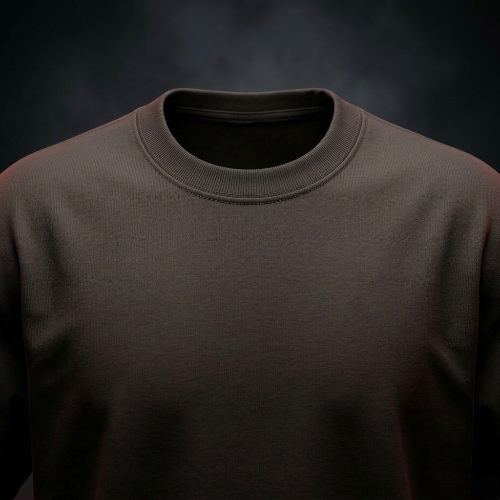 Coffee Brown Oversized T-Shirt | 240 GSM Premium | DevilDrip - DevilDrip.in