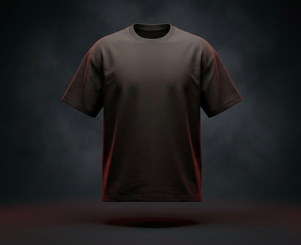 Coffee Brown Oversized T-Shirt | 240 GSM Premium | DevilDrip - DevilDrip.in