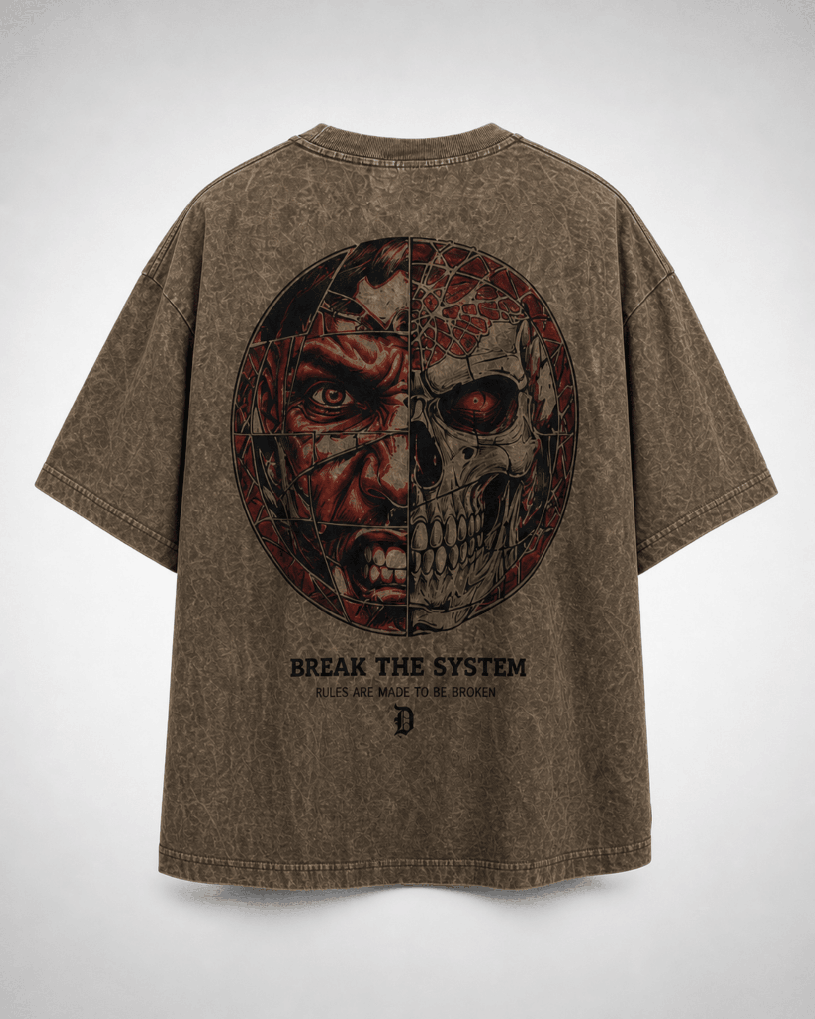 Disrupt Acid Wash T-Shirt - DevilDrip.in