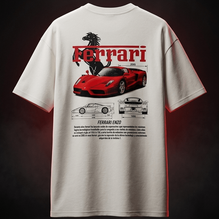 Ferrari Graphic T-Shirt | DevilDrip - DevilDrip.in