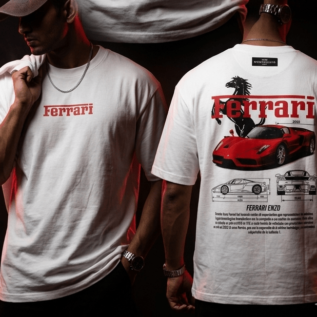 Ferrari Graphic T-Shirt | DevilDrip - DevilDrip.in