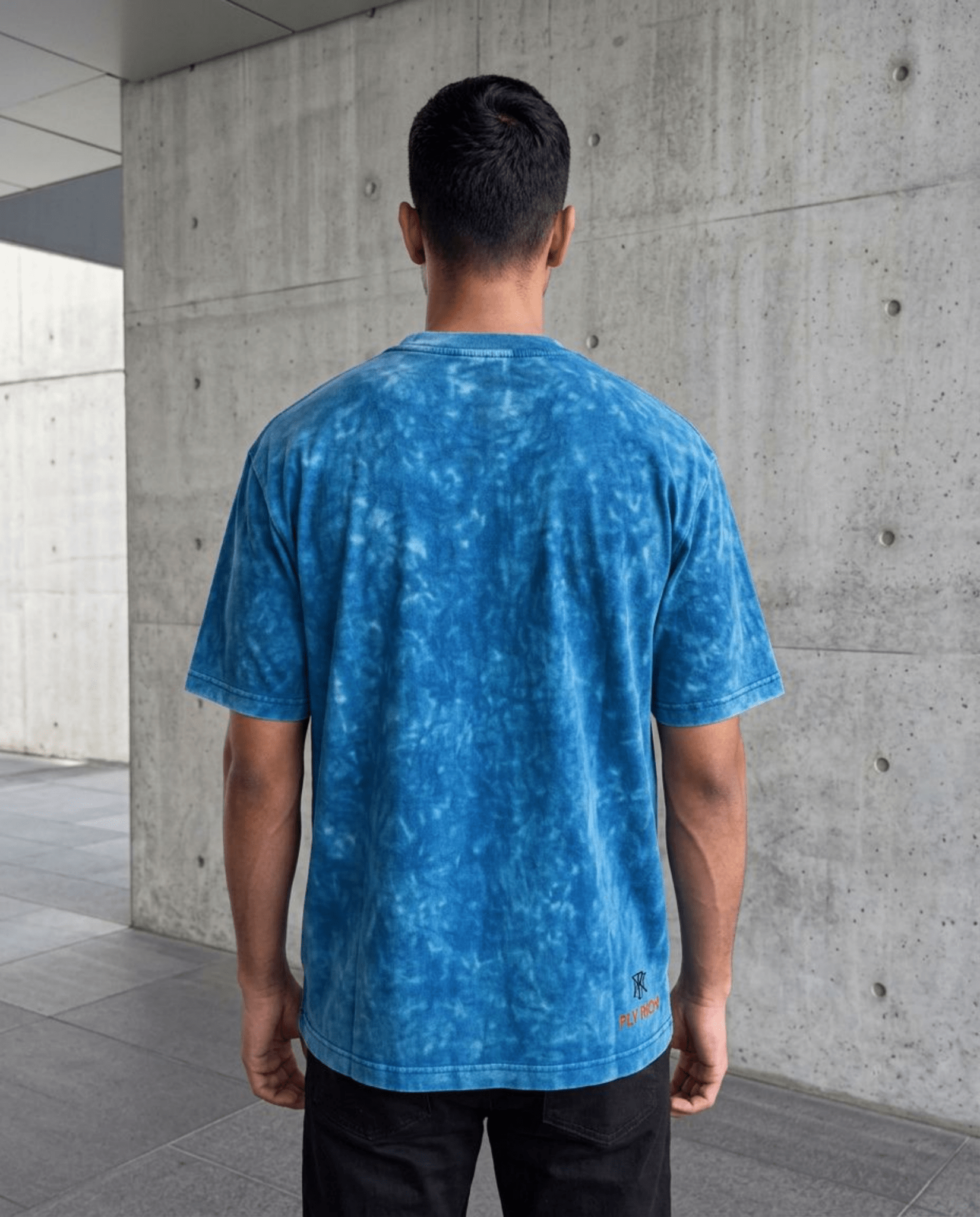 Fly Rich | Tie-Dye Oversized T-Shirt - DevilDrip.in