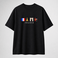 France Minimal Graphic T-Shirt - DevilDrip.in