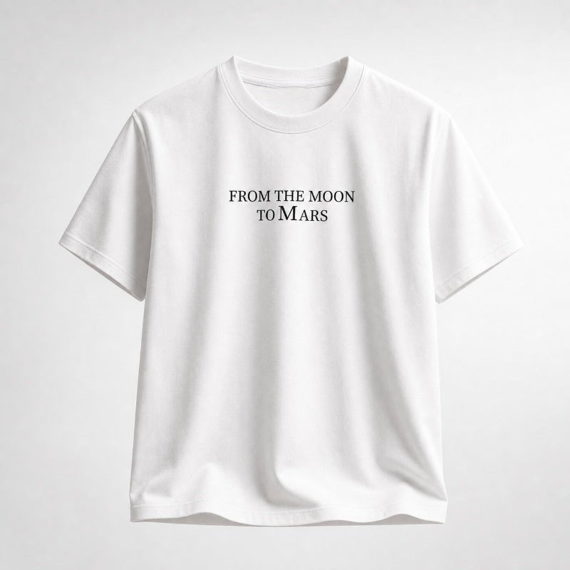 From The Moon To Mars Oversized T-Shirt - DevilDrip.in