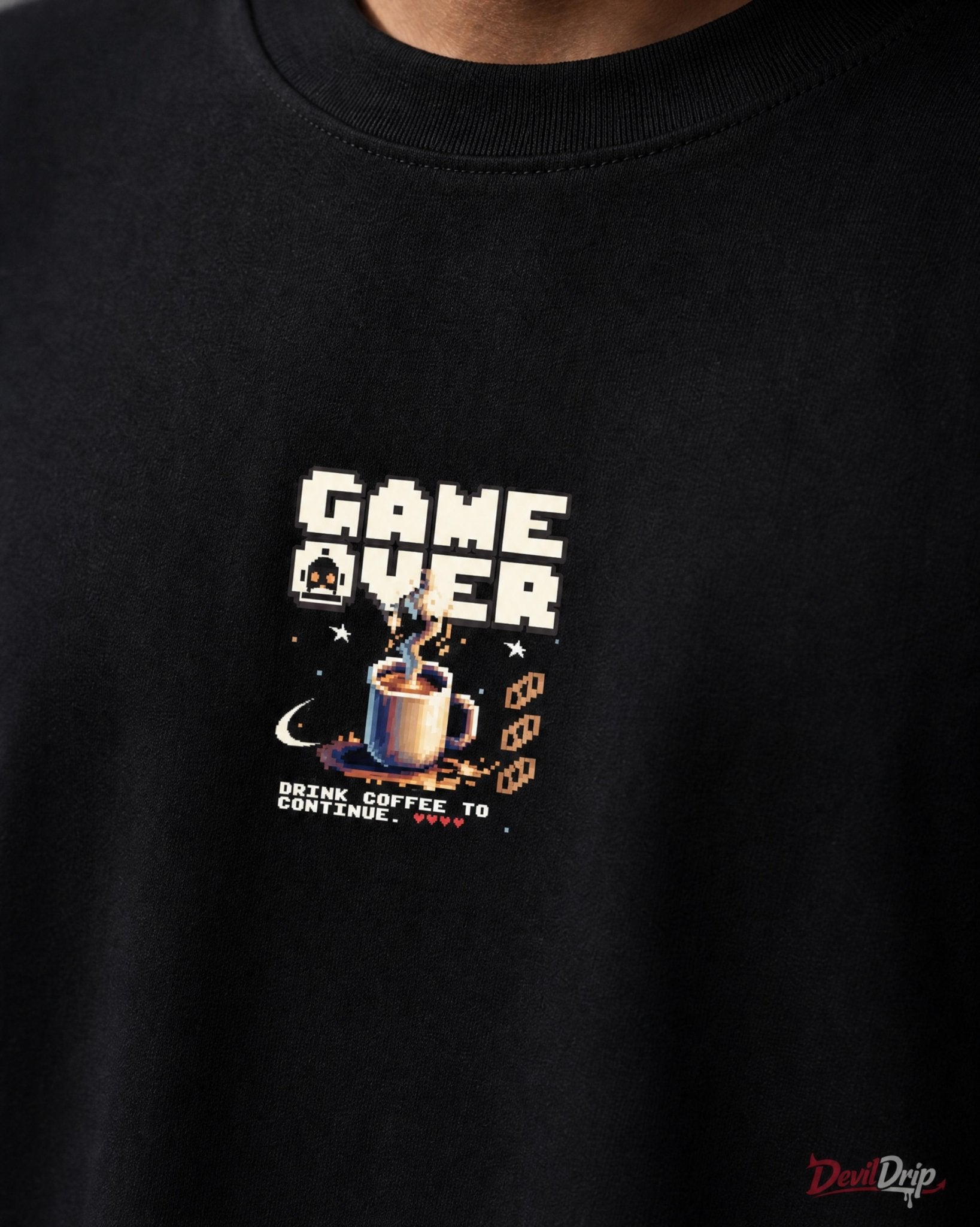 Game Over T-Shirt - DevilDrip.in