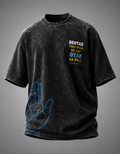 Gyaan Mat Do – Street Edition | Premium Oversized Unisex Vintage Acid Wash T-Shirt - DevilDrip.in