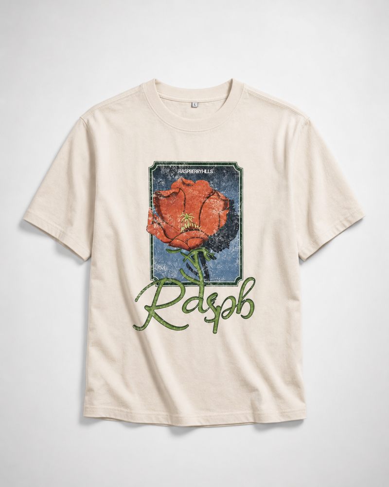 Vintage Rose Graphic T-Shirt