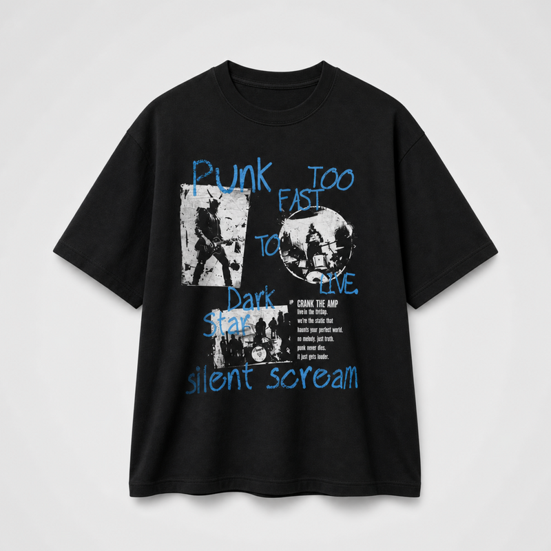 Vintage Punk Graphic T-Shirt