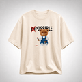 Impossible Teddy Oversized T-Shirt - DevilDrip.in