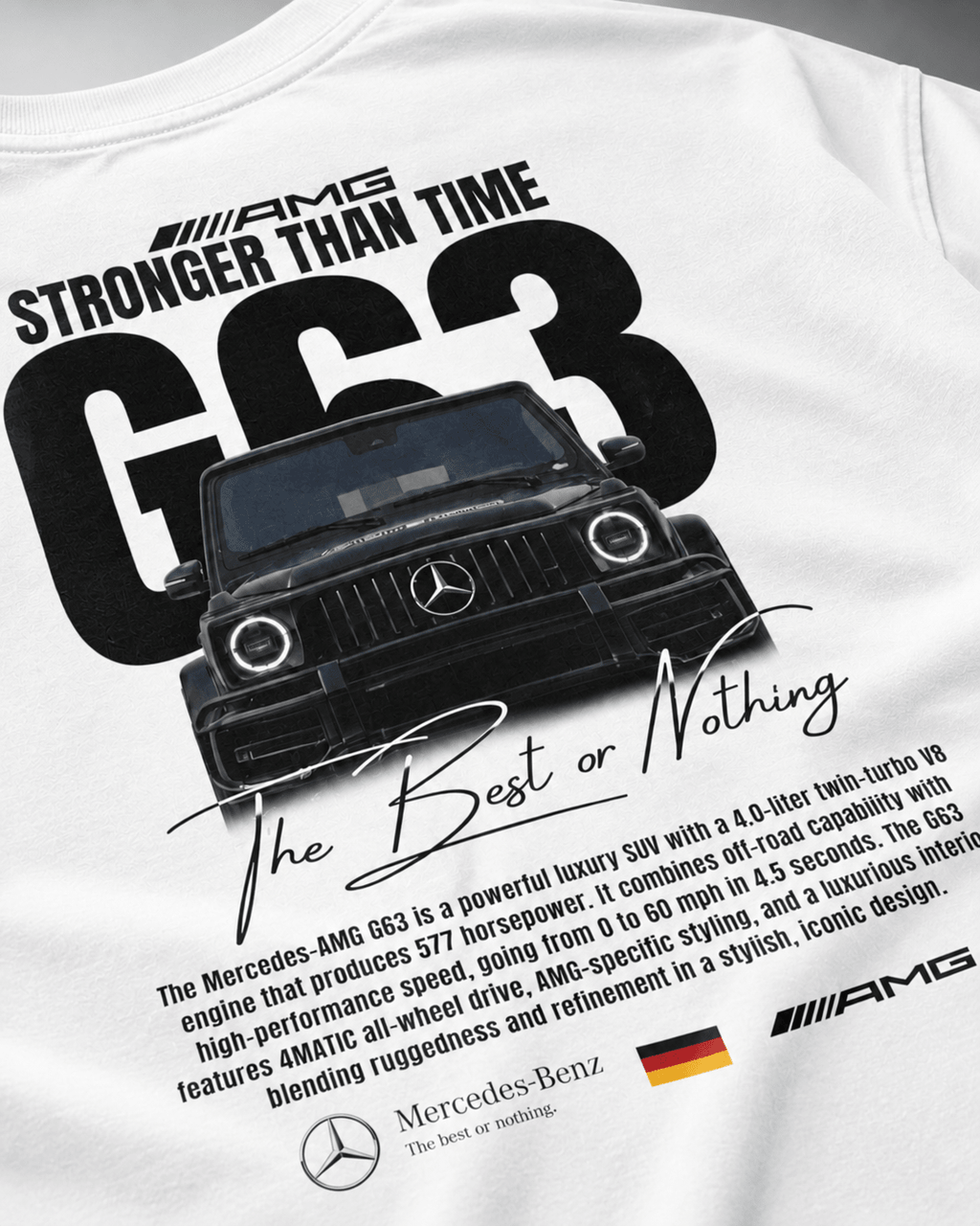 Mercedes AMG G63 Oversized T-Shirt - DevilDrip.in