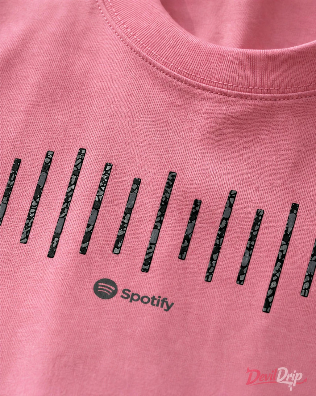 Minimal Soundwave Graphic T-Shirt - DevilDrip.in