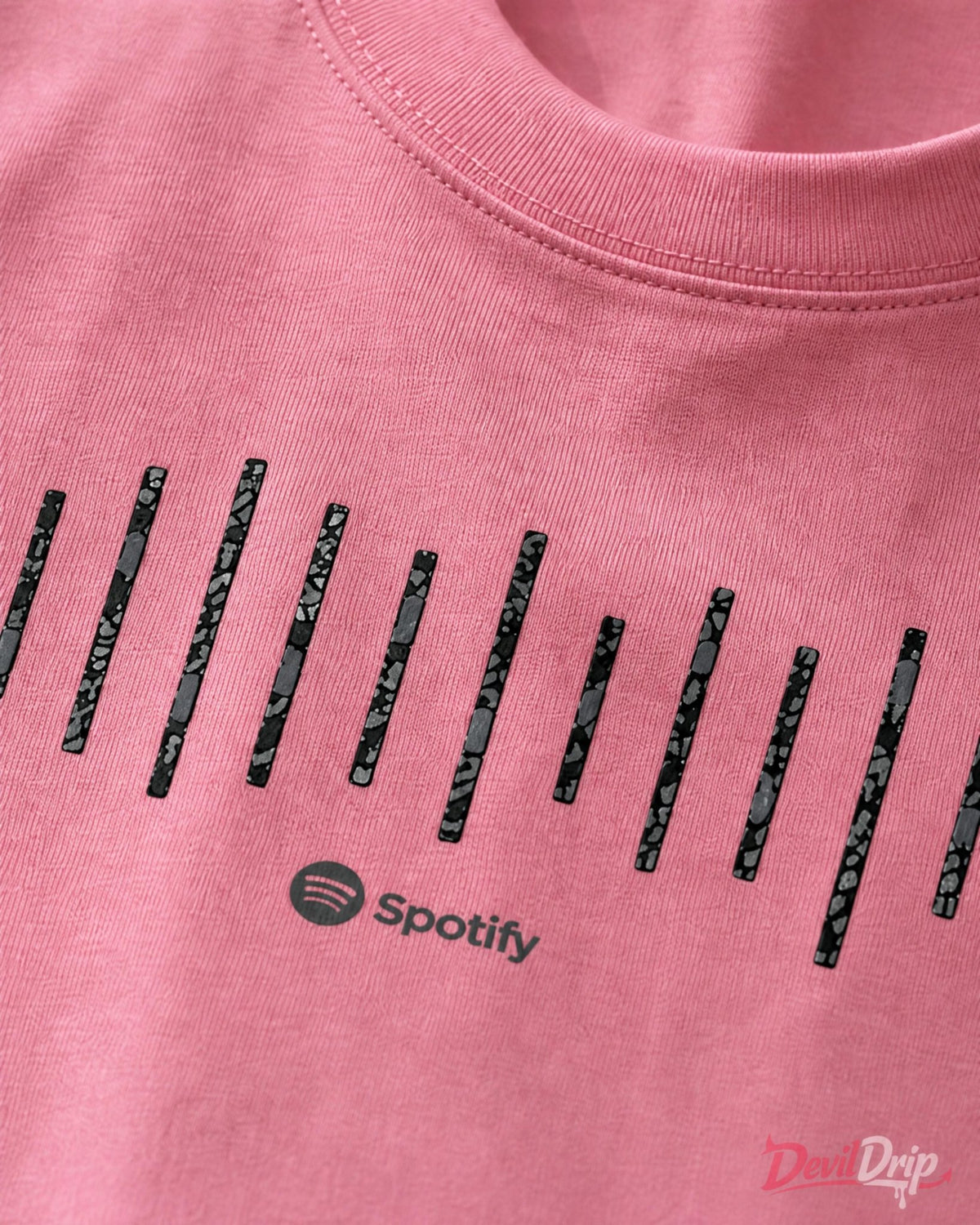 Minimal Soundwave Graphic T-Shirt - DevilDrip.in