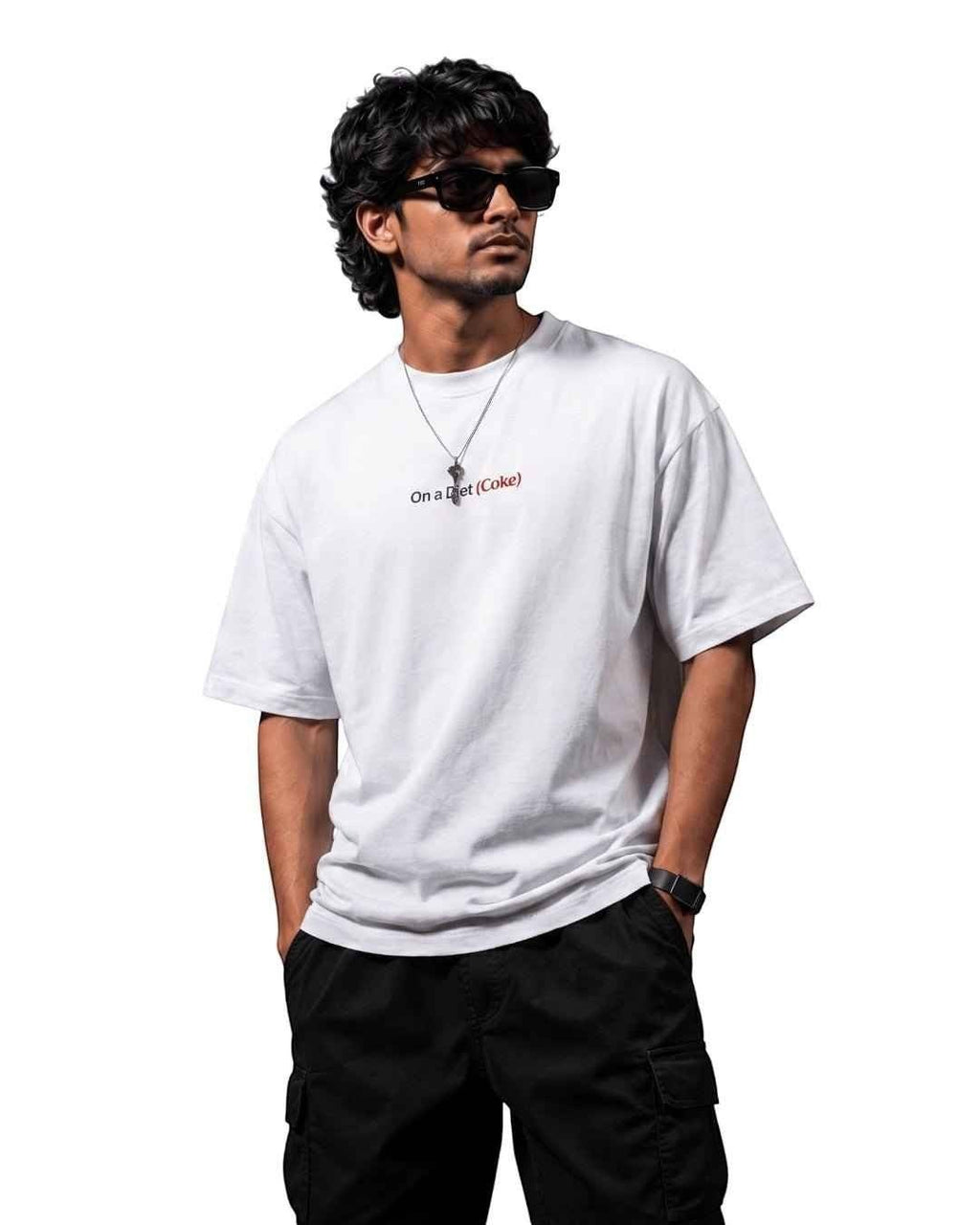 On a Diet (Coke) Oversized T-Shirt | DevilDrip - DevilDrip.in