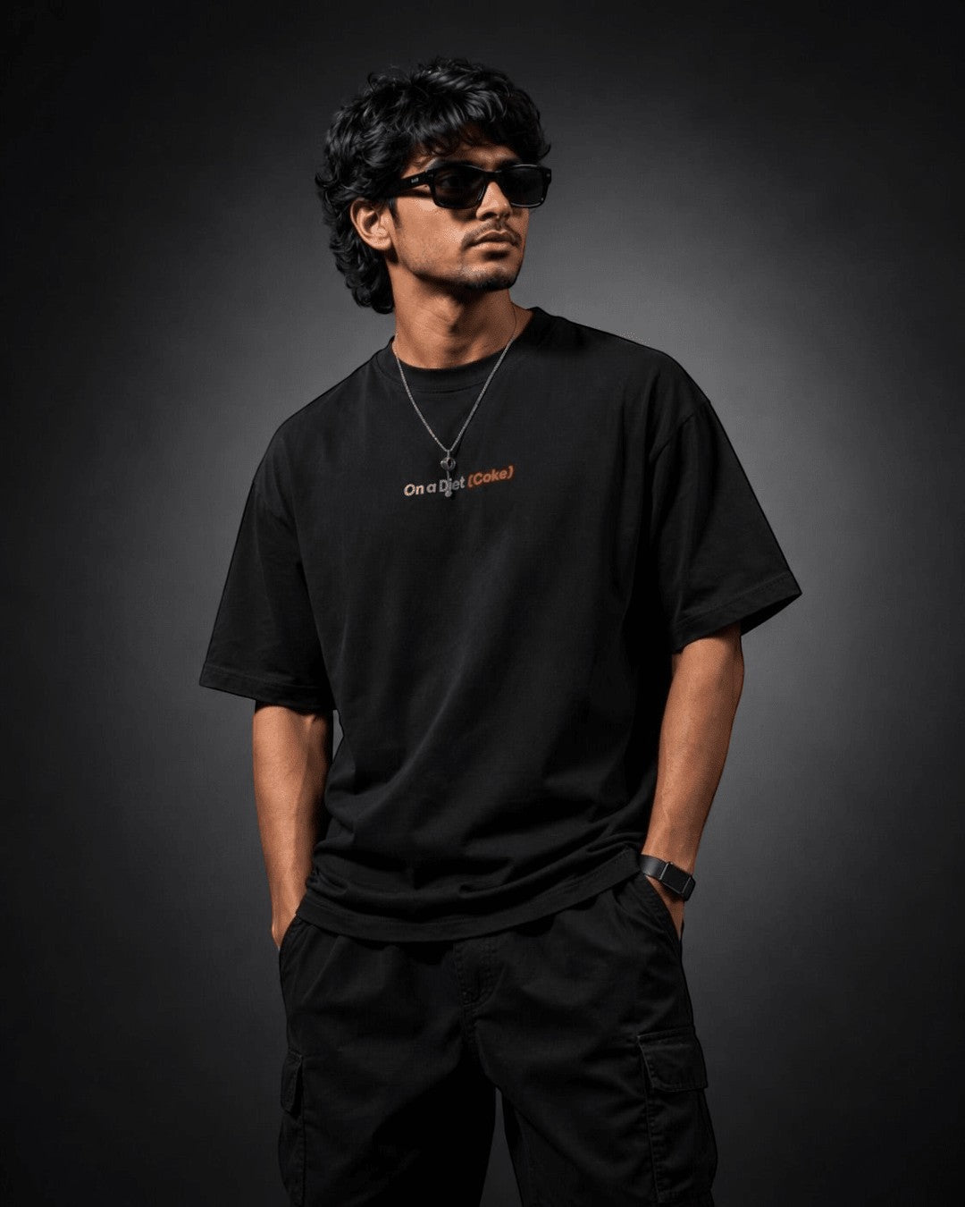 On a Diet (Coke) Oversized T-Shirt | DevilDrip - DevilDrip.in