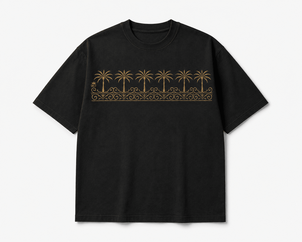 Palm Crest T-Shirt - DevilDrip.in
