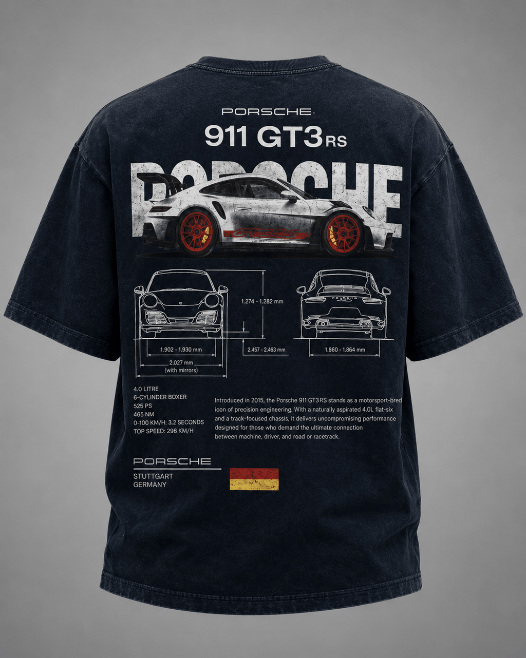 Porsche 911 GT3 RS Motorsport T-Shirt - DevilDrip.in
