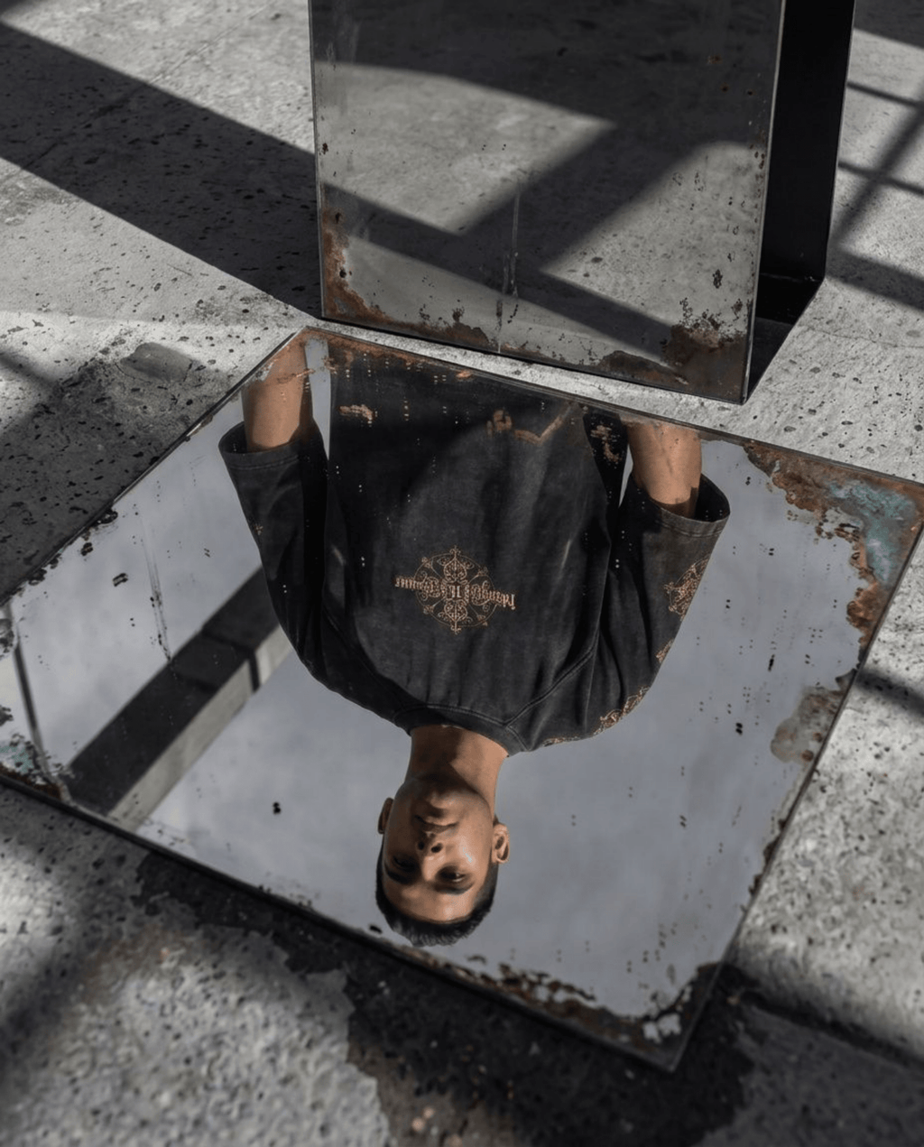 Respect The Power | Embroidered Effect T-Shirt - DevilDrip.in