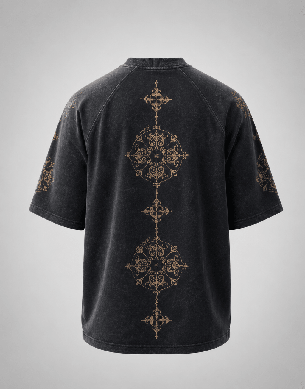 Respect The Power | Embroidered Effect T-Shirt - DevilDrip.in
