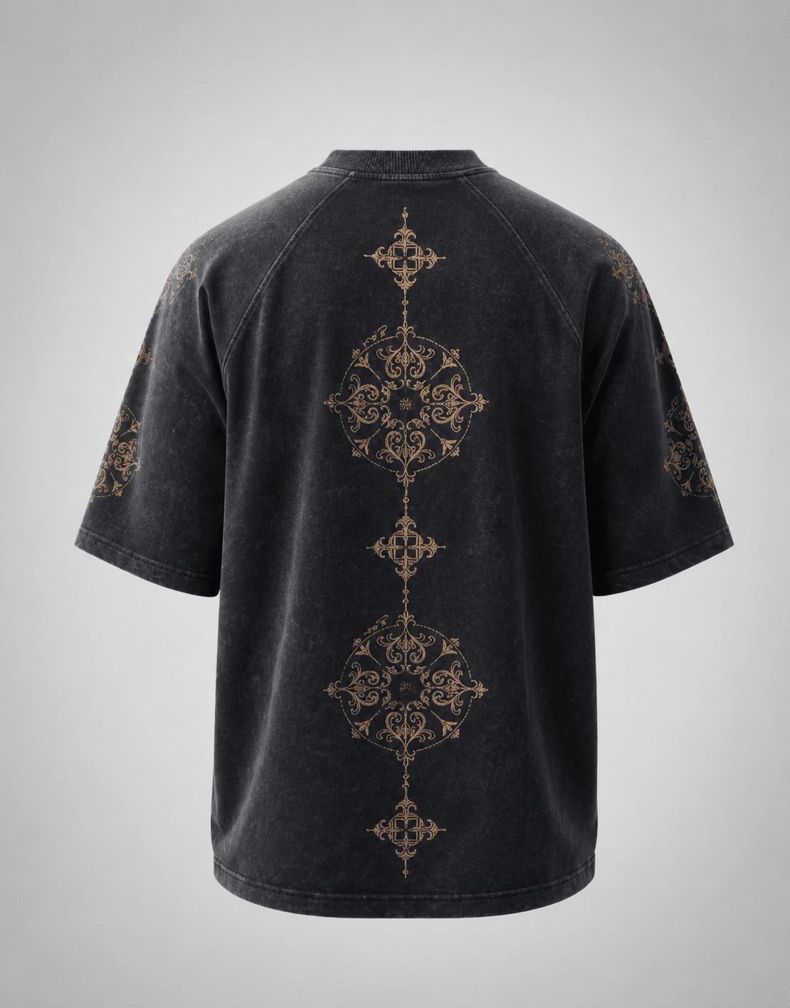 Respect The Power | Embroidered Effect T-Shirt - DevilDrip.in