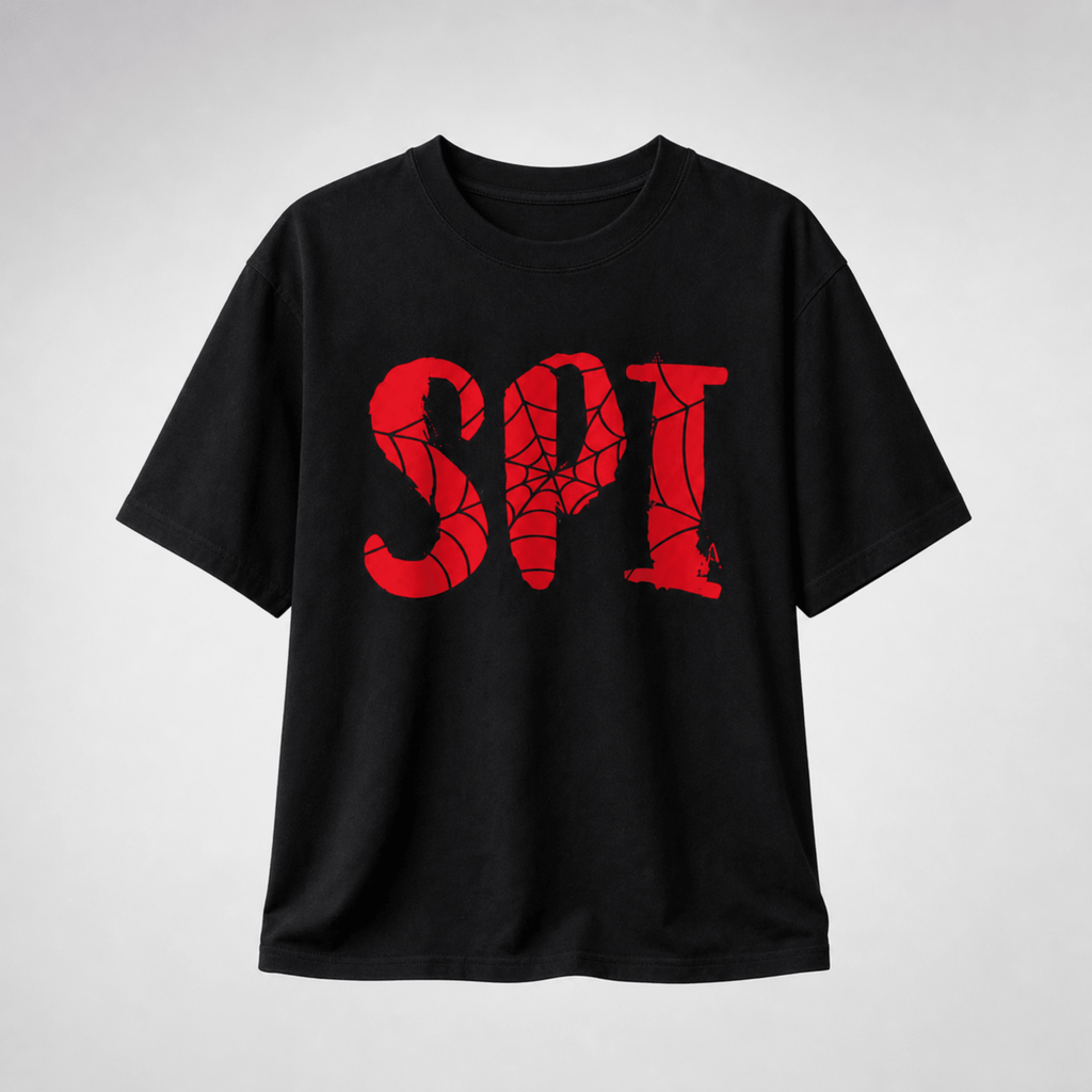 Spider Web Graphic T-Shirt - DevilDrip.in