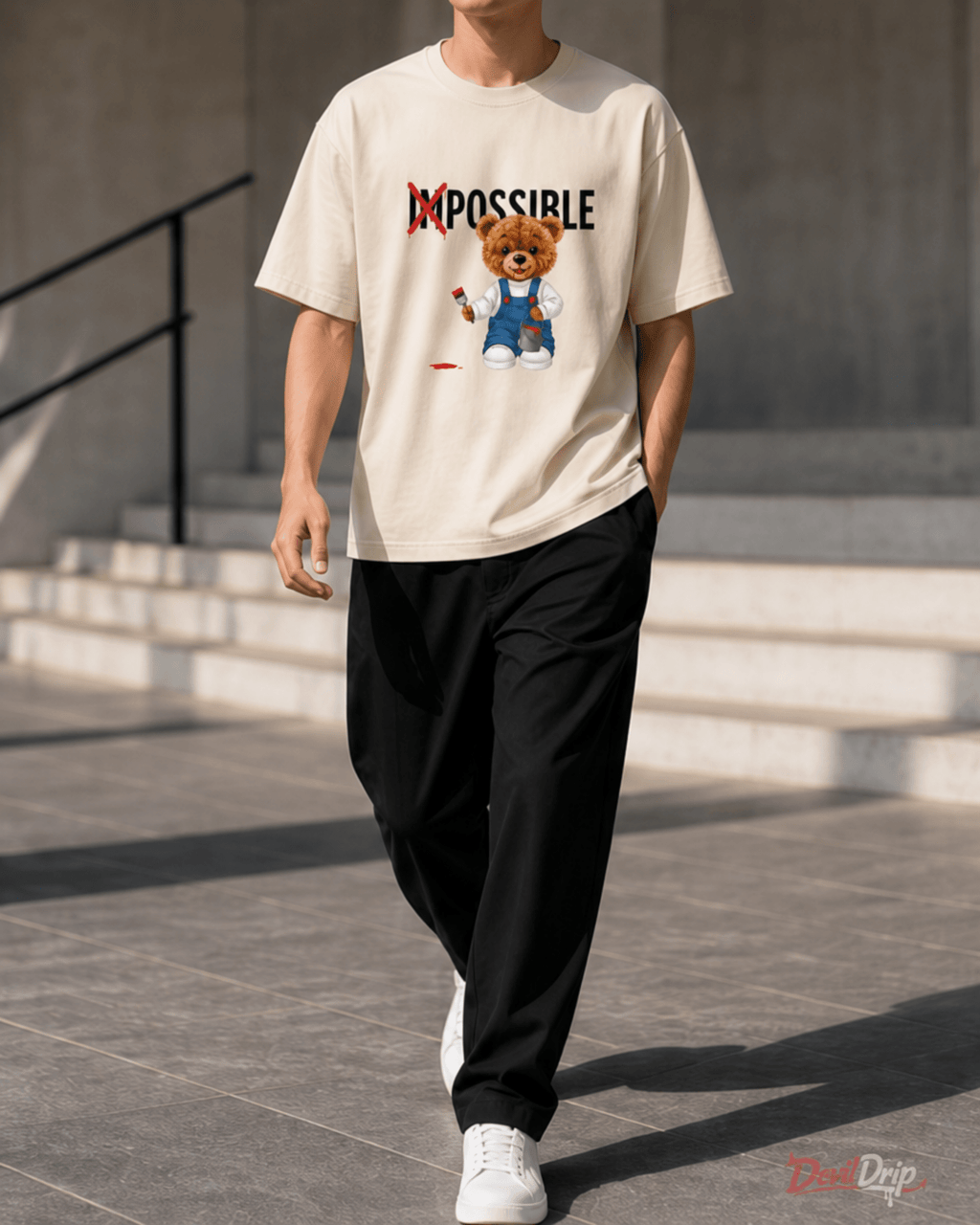 Teddy Bear Graphic T-Shirt - DevilDrip.in