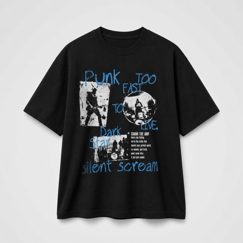 Vintage Punk Graphic T-Shirt - DevilDrip.in
