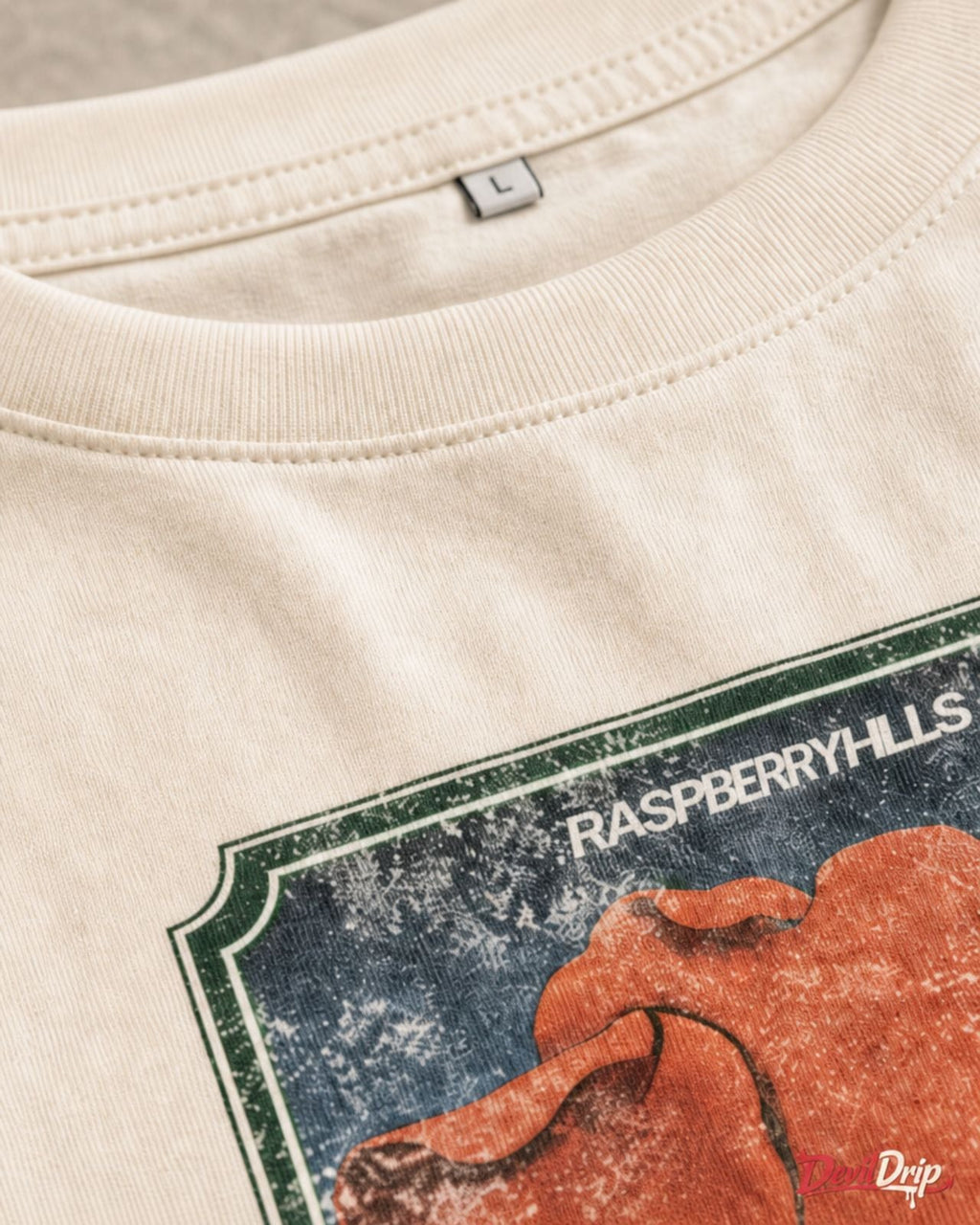 Vintage Rose Graphic T-Shirt - DevilDrip.in