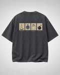Vintage Washed Stamp Graphic T-Shirt - DevilDrip.in