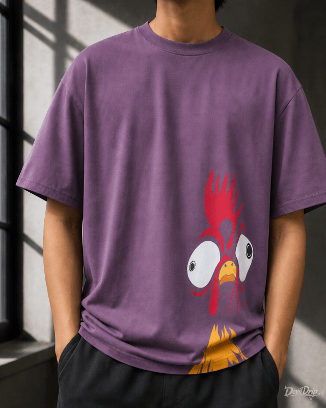Wild Flame Oversized T-Shirt - DevilDrip.in