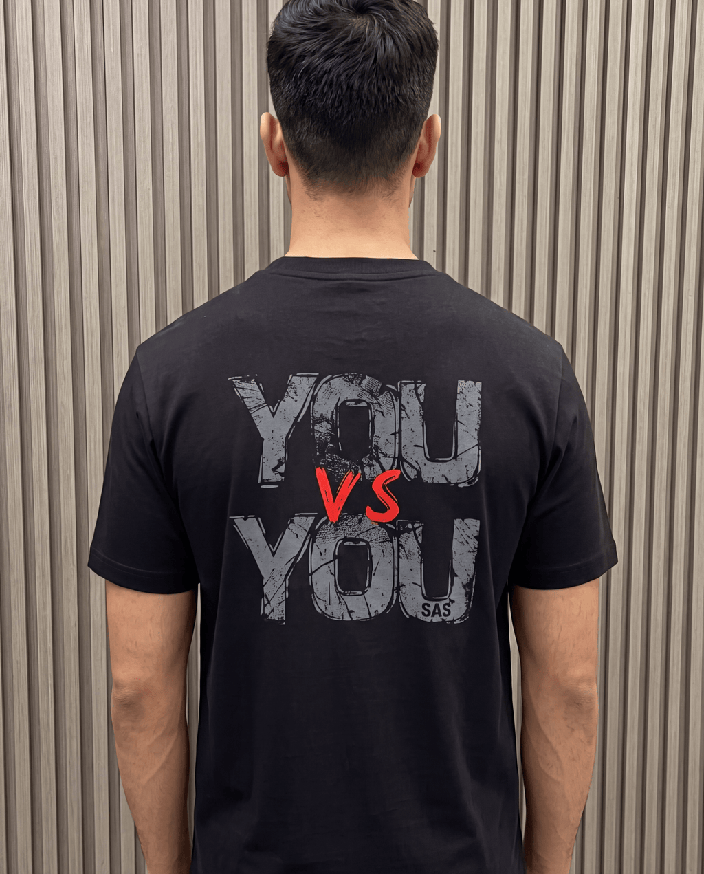 "You Vs You" Graphic T-Shirt - Black - DevilDrip.in