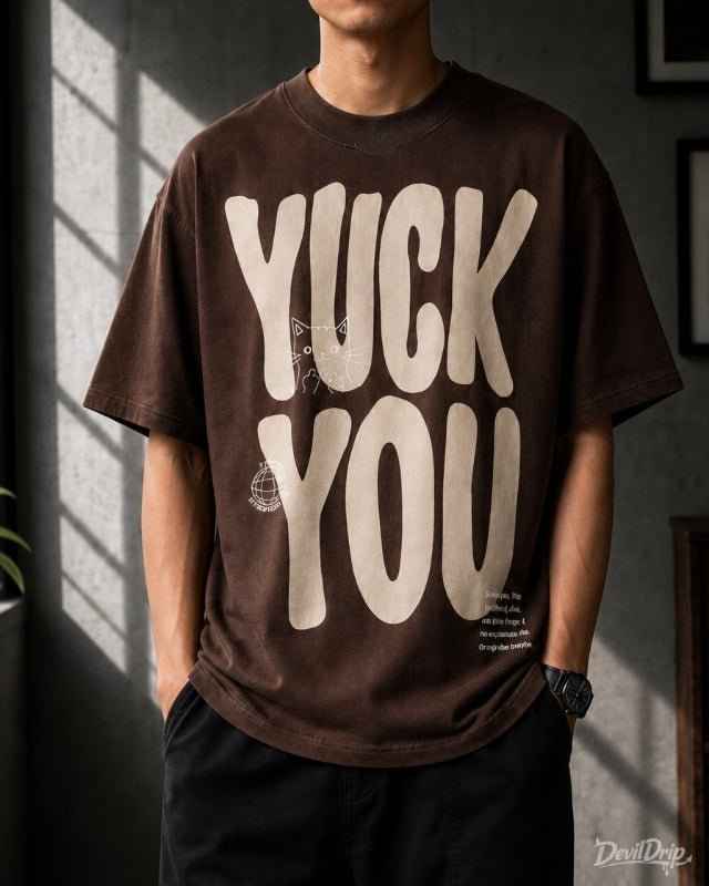 YUCK YOU Oversized T-Shirt
